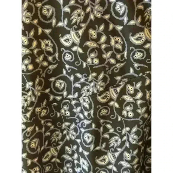 Athleta Women's XS Blue Floral Faux Wrap Knee Length Dress Casual - Picture 2 of 9